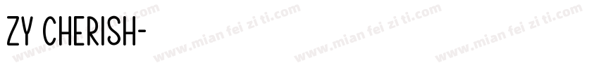 zy cherish字体转换